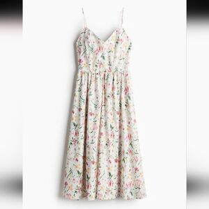 Floral Spring Summer Hm Dress Sz Med New Dress
